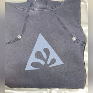 NWT Wasted Collective Unisex Faded Navy Blue Hoodie Sweatshirt Medium